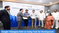 Google-Telangana MoU on Using Tech for Development