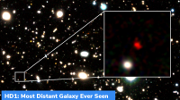 HD1: Most Distant Galaxy Ever Seen