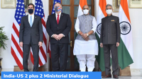India-US 2 plus 2 Ministerial Dialogue