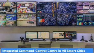 सभी स्मार्ट शहरों में एकीकृत कमांड-कंट्रोल सेंटर (Integrated Command-Control Centre) बनाये जाएंगे