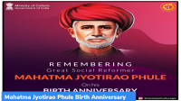 Mahatma Jyotiba Phule Jayanti
