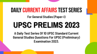 Daily UPSC Prelims Current Affairs – April 22, 2022 [Test]