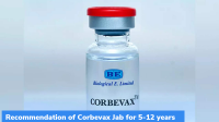 Recommendation of Corbevax Jab for 5-12 years