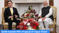 QUAD Summit: PM’s Proposal of ‘Japan Week’
