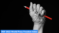 RSF 2022 World Press Freedom Index