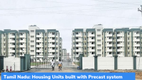 Tamil Nadu: Housing Units built with Precast system