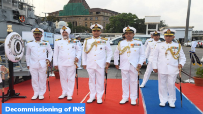 Decommissioning of INS NISHANK and INS AKSHAY