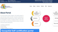 Geospatial Self-certification portal
