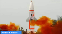 Test-Fire of Prithvi-II missile