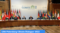 What is the key agenda of 13th Petersburg Climate Dialogue’ 2022?