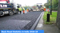 What are highlights of Basic Road Statistics in India 2018-19?