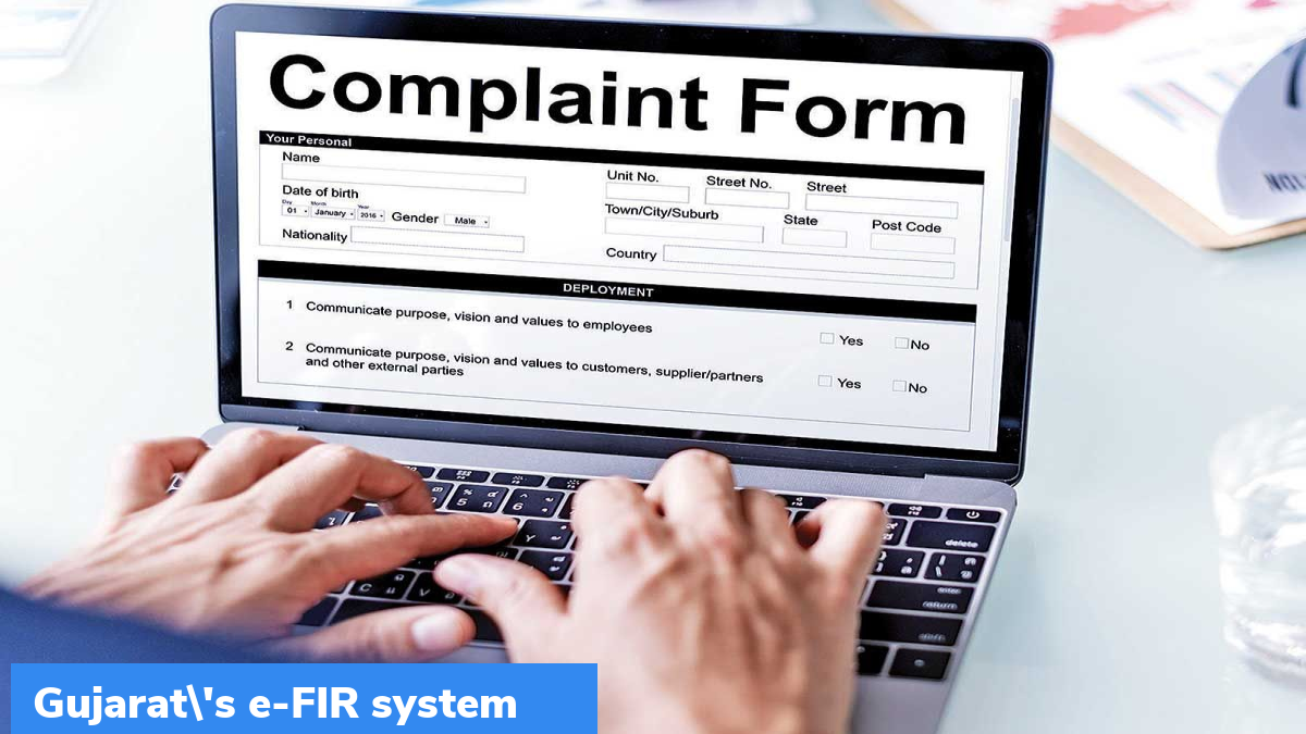 What is eFIR system launched by Gujarat Police? GKToday