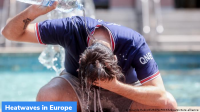 What are the reasons of persistent extreme heat in Europe?