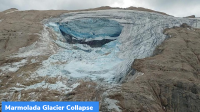 Italy Marmolada Glacier Collapse