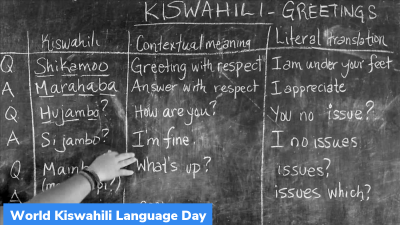 World Kiswahili Language Day
