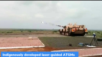 DRDO: Test fire of indigenously developed laser-guided ATGMs
