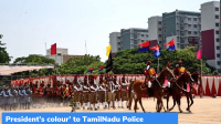 President’s colour’ to Tamil Nadu Police