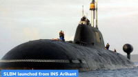 SLBM launched from INS Arihant