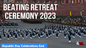 बीटिंग रिट्रीट समारोह 2023 आयोजित किया गया