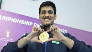 ISSF शूटिंग वर्ल्ड कप: भारत के रुद्राक्ष पाटिल ने स्वर्ण पदक जीता