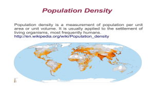 Population and Settlement Geography