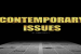 Contemporary Issues