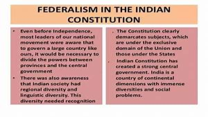 Geographical basis of Indian federalism