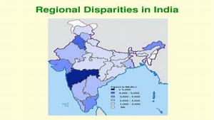 Regional disparities in economic development
