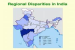 Regional disparities in economic development
