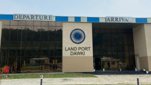 मेघालय में डॉकी लैंड पोर्ट (Dawki Land Port) का उद्घाटन किया गया