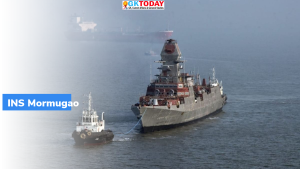 INS मोरमुगाओ से ब्रह्मोस सुपरसोनिक क्रूज मिसाइल का सफल परीक्षण किया गया