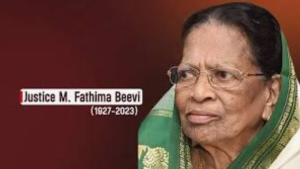 Justice Fathima Beevi Passes Away