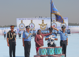 President’s Standard and President’s Colours Awarded