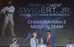 India’s Chandrayaan-3 mission team given 2024 John L. ‘Jack’ Swigert Jr. Award