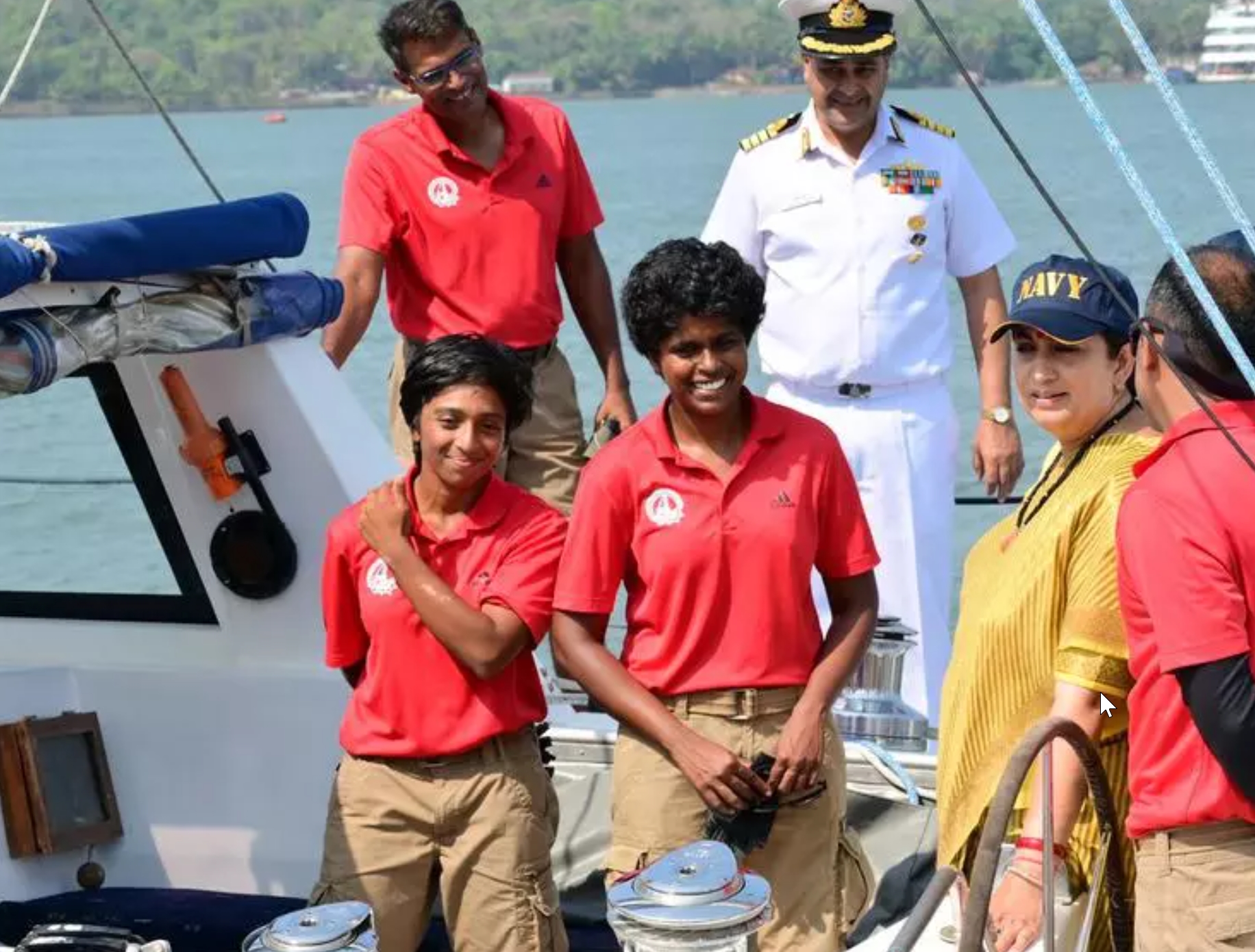 Indian Navy Women Officers Complete Historic Transoceanic Expedition -  GKToday