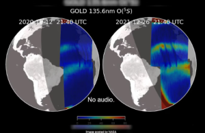 NASA’s GOLD Satellite Discovers Unusual Ionospheric Shapes