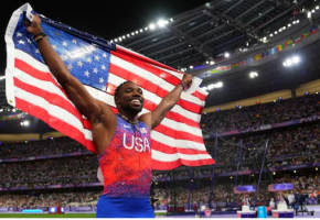 Who is Noah Lyles, won the greatest ever Olympic 100m Race in Paris?