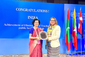 WHO Honors India for Eliminating Trachoma as Health Problem