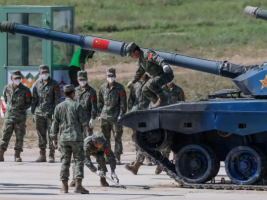 China Conducts Military Drills Near Taiwan Amid Tensions