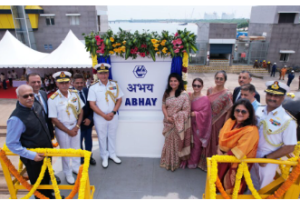 Launch of Abhay: New ASW Craft for Indian Navy
