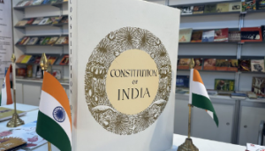 Constitution of India Manuscript Replica at Sharjah Book Fair 2024