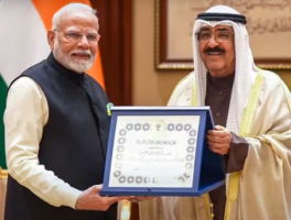 Modi Receives Kuwait’s Highest Honour