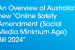 Australia’s Online Safety Amendment (Social Media Minimum Age) Bill, 2024