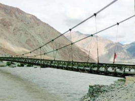 Indian Army Inaugurates Bailey Bridges Over Shyok River