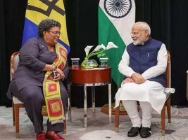 Modi Receives Honorary Award From Barbados