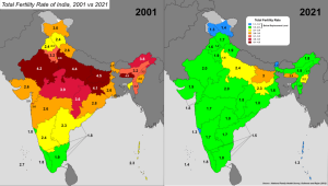 India’s Total Fertility Rate Trends