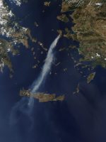 Chios Island Wildfire