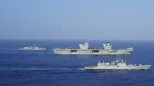 INS Tabar Joins UK Carrier Strike Group Exercise