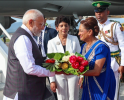 प्रधानमंत्री नरेंद्र मोदी को त्रिनिदाद एवं टोबैगो का सर्वोच्च नागरिक सम्मान