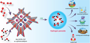 Photocatalytic Hydrogen Peroxide Production Using Mo-DHTA COF